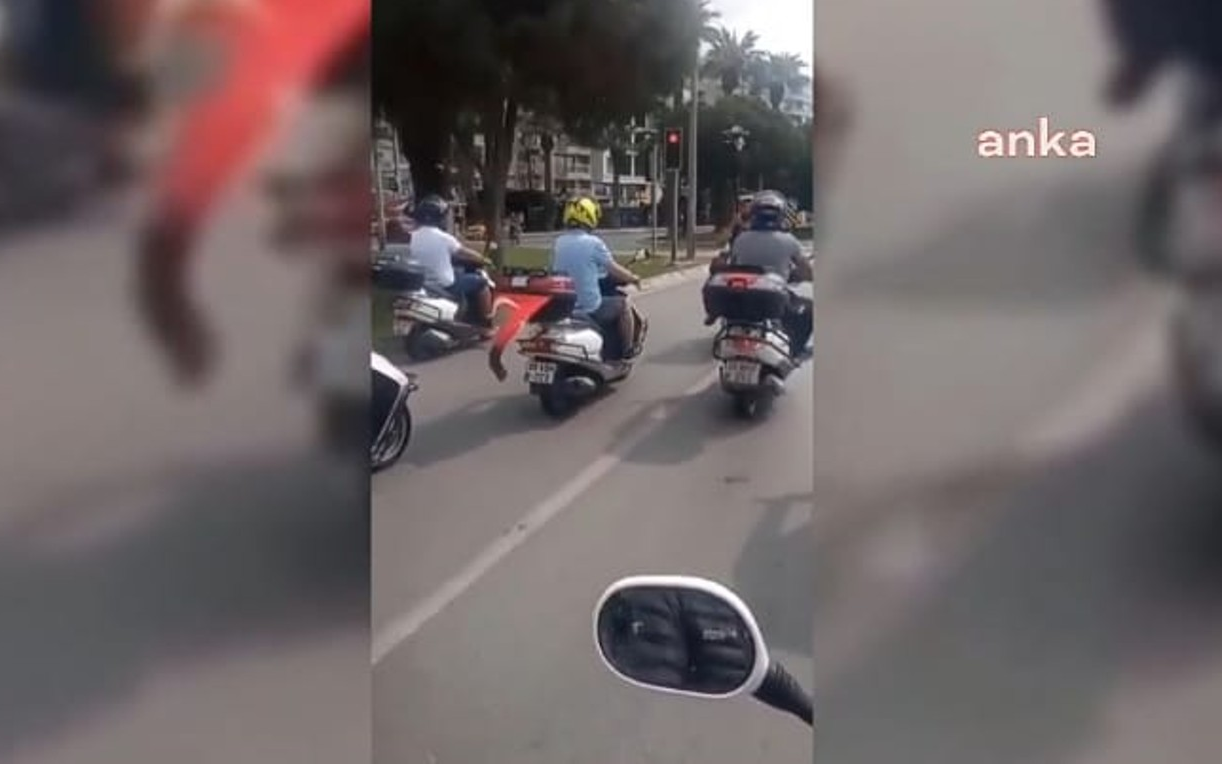 Motokuryelerden akaryakıt zammı protestosu