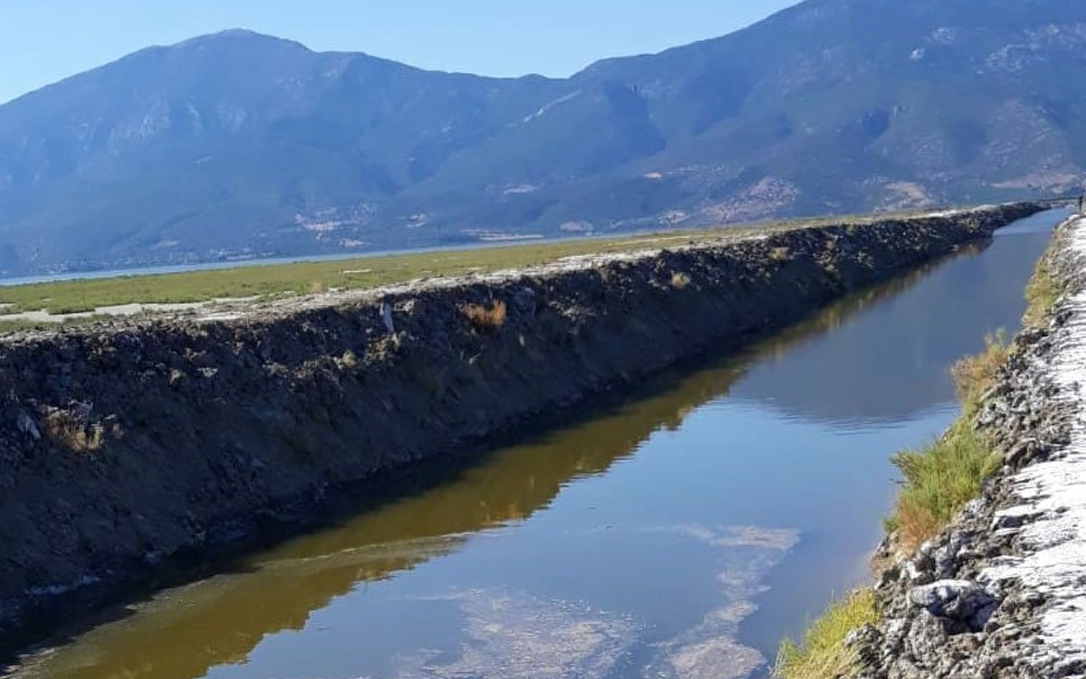 Milli park alanına iş makineleri girdi, kanal inşa edildi