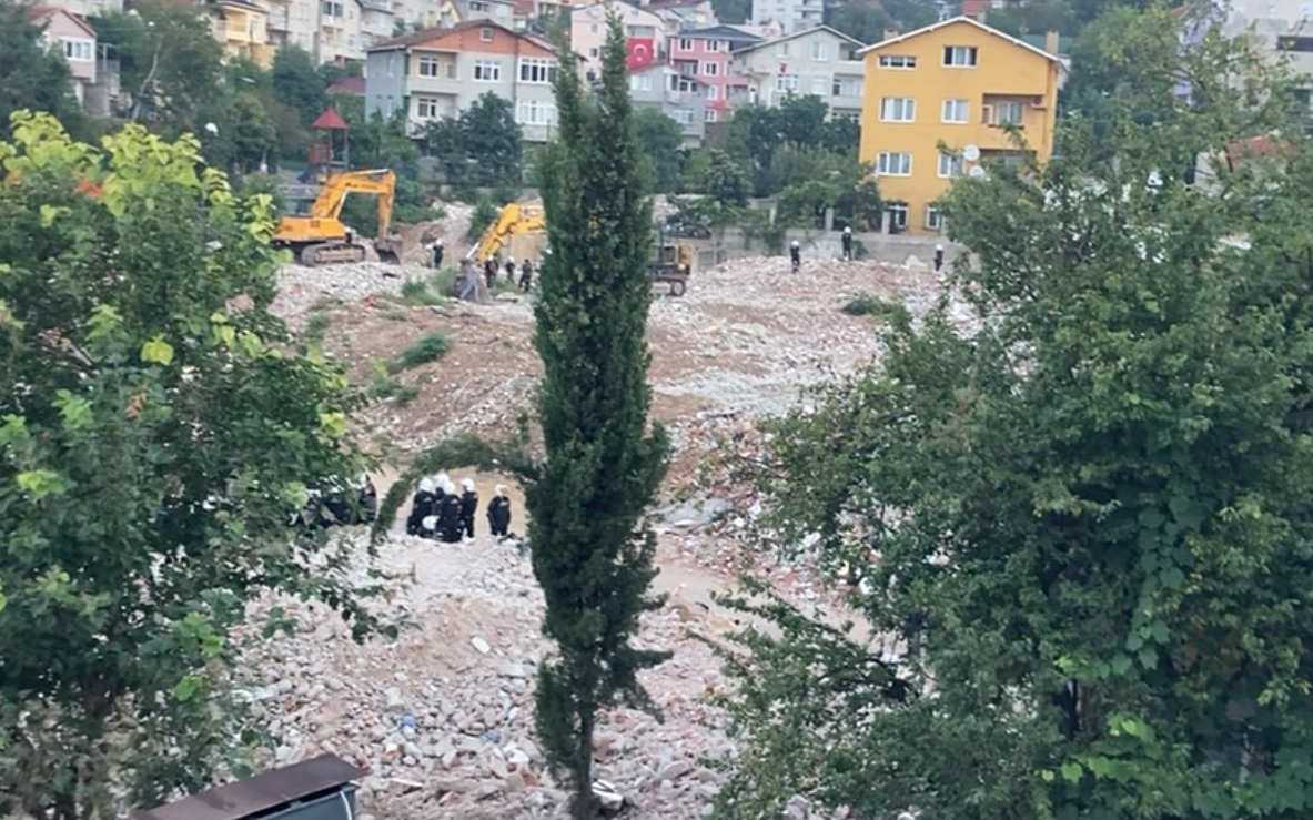 Tokatköy’de yıkım devam ediyor