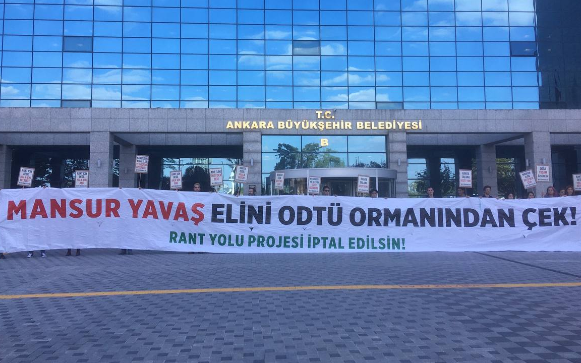 ODTÜ’lüler: Rant yolu projesi iptal edilsin