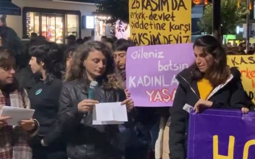 Kadınlardan 25 Kasım’a çağrı: 'Bu yılda Taksim'deyiz'