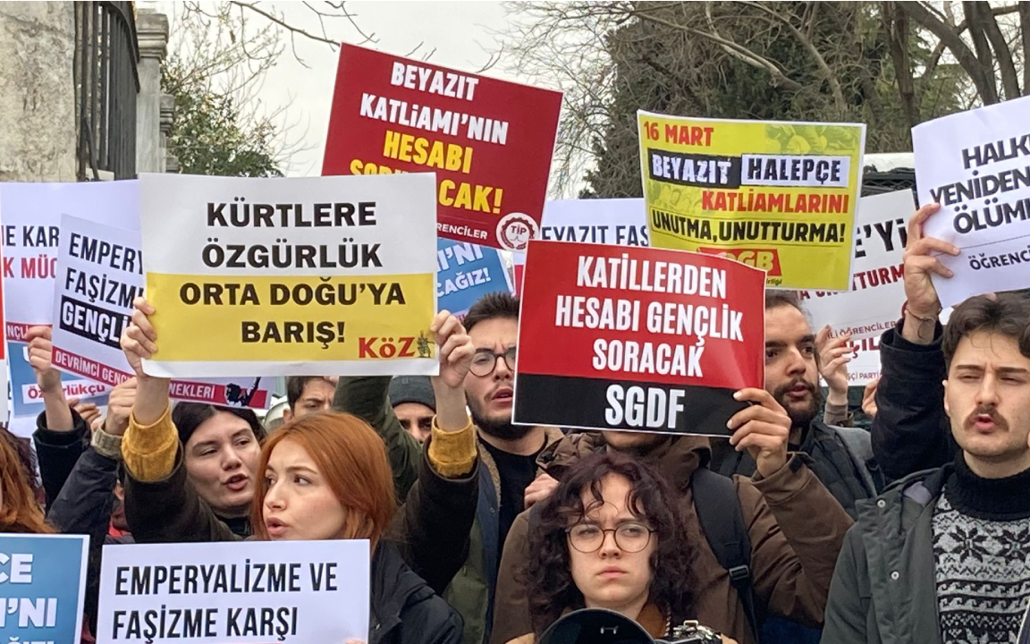 ‘16 Mart Beyazıt ve Halepçe katliamlarını unutmadık, hesap soracağız!’
