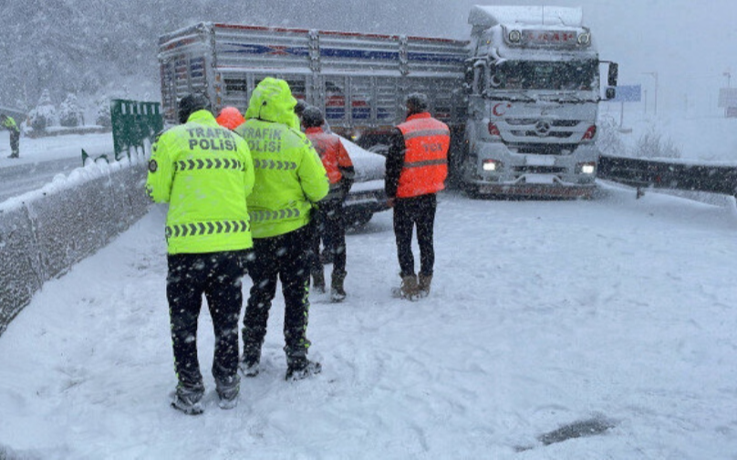 Bolu Dağı geçişinde trafik kazası