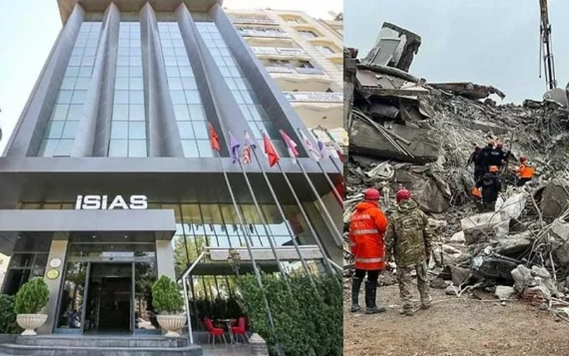 Isias Otel'in inşaatının fenni mesulü tutuklandı