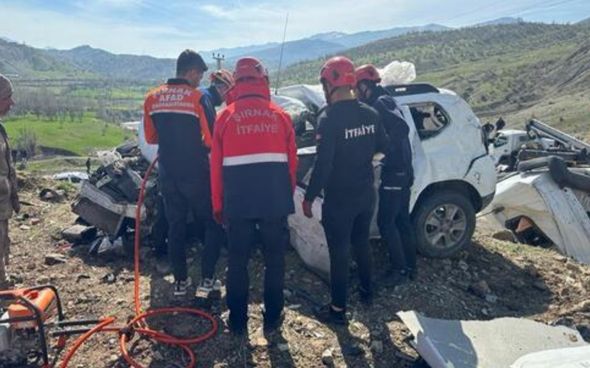 Şırnak'ta trafik kazası: 3 ölü