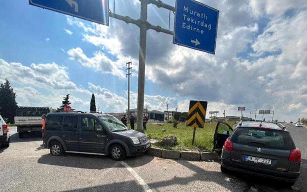 Tekirdağ'da trafik kazası: 7 yaralı