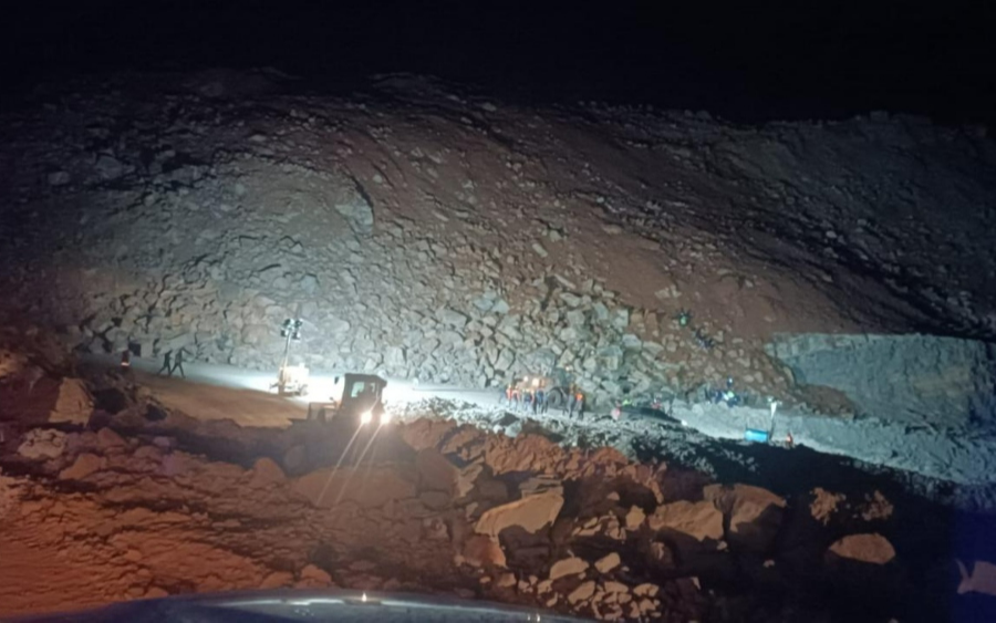 Soma’da madende heyelan: Bir ölü, 3 yaralı