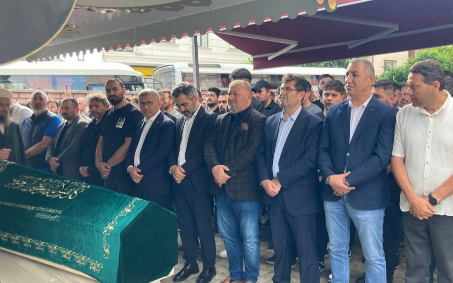 Marmaray'daki iş cinayetinde katledilen Vedat Güçtekin son yolculuğuna uğurlandı