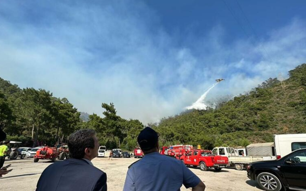 Marmaris'te orman yangını: Bölgede cansız beden bulundu