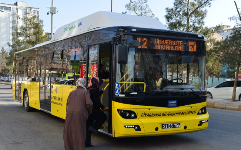 Diyarbakır’da toplu ulaşıma yüzde 50 zam