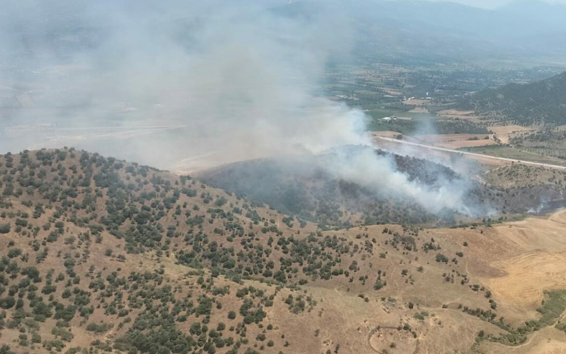 İzmir’de yangın: Ormanlık alana sıçradı