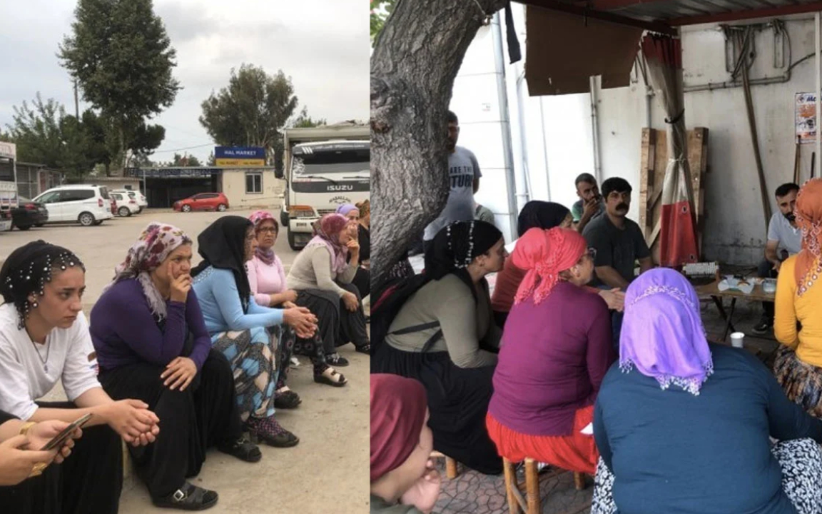 Mersin meyve sebze halinde işçiler iş bıraktı