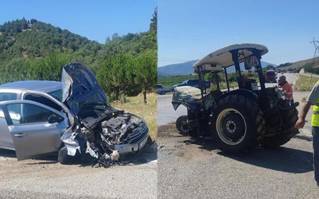 Manisa'da trafik kazası: 4'ü çocuk 7 yaralı