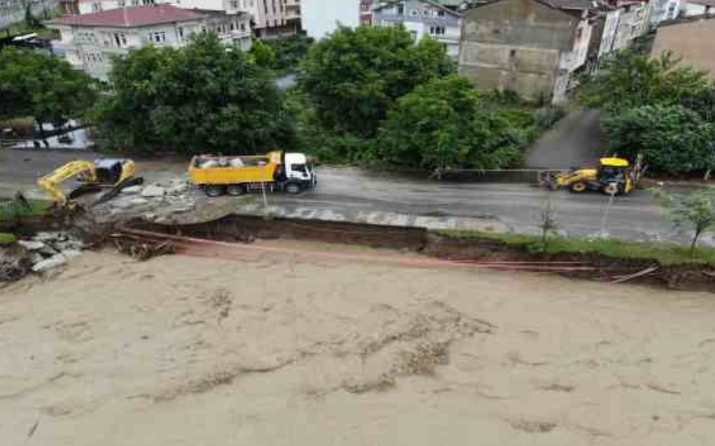 Ordu'daki selde bir kişi kayboldu