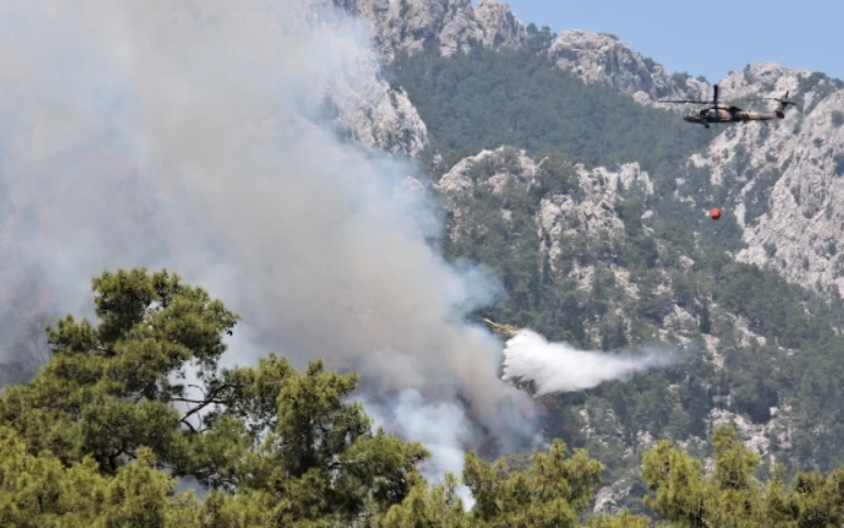 Kemer'deki orman yangını 5. gününde kontrol altına alındı