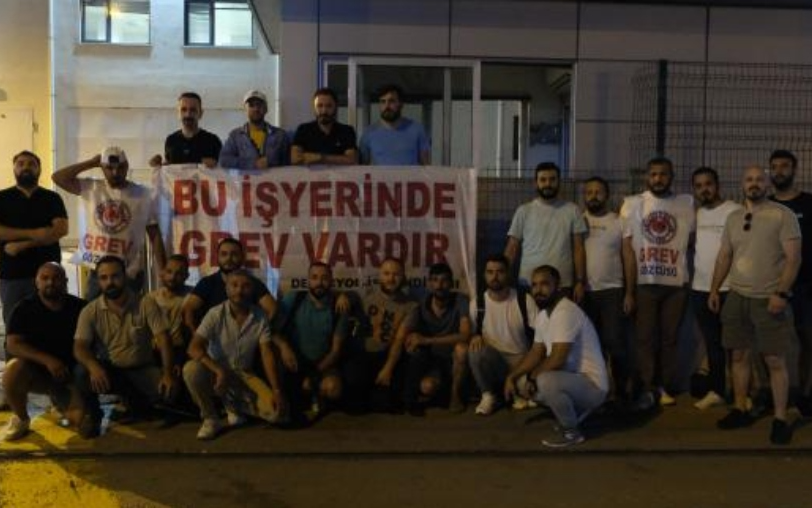 İzmir'de metro ve tramvay emekçileri grevde