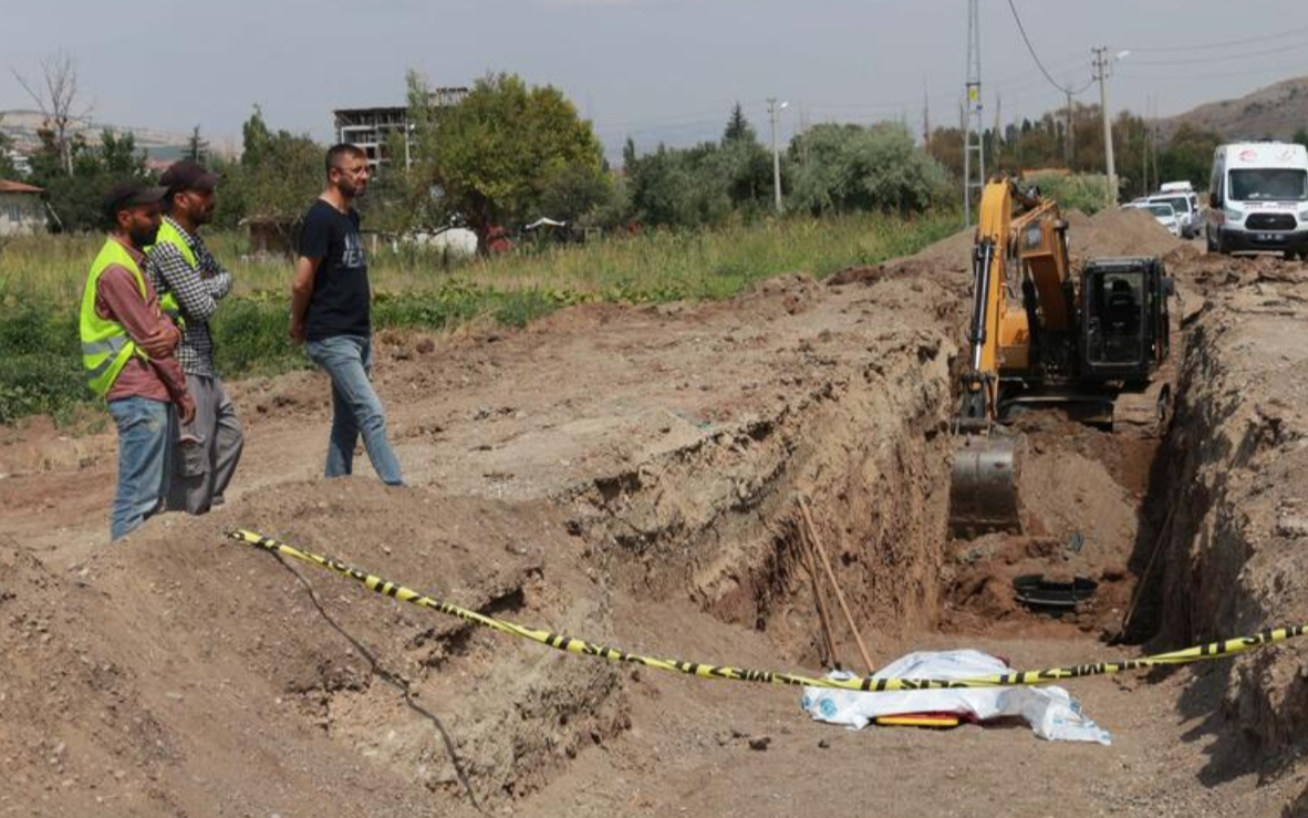 Altyapı çalışmasında göçük: Bir ölü