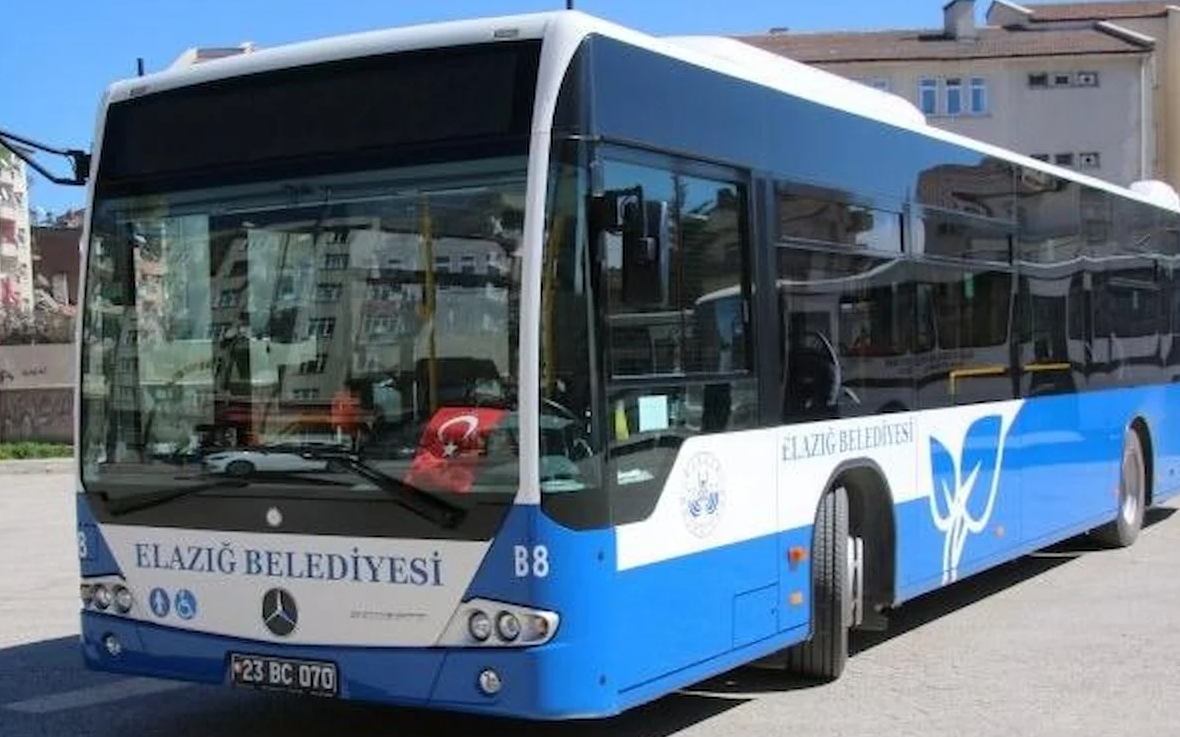 Elazığ'da belediye otobüsü ücretlerine zam yapıldı