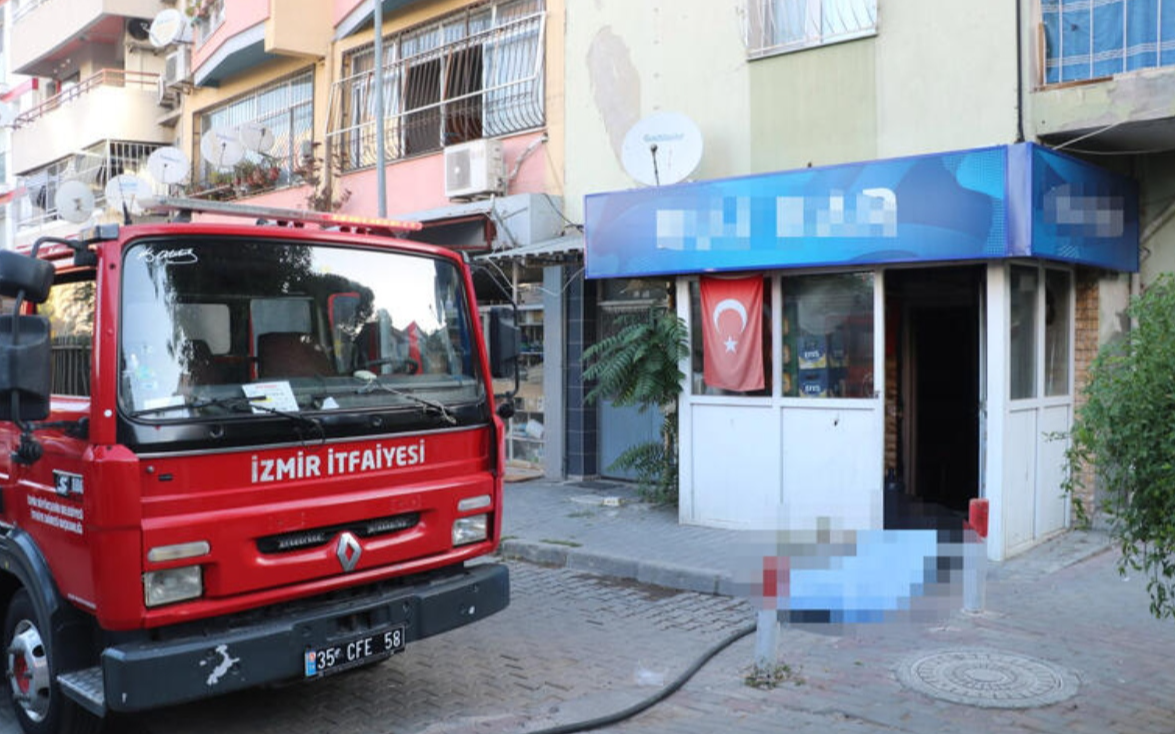 İzmir'de bar yangını: Bir ölü, bir ağır yaralı