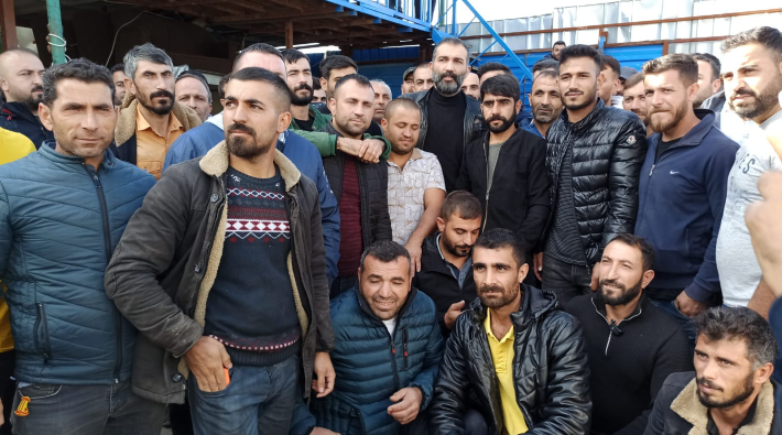 TİP Milletvekili Barış Atay, Kadosan'da geri dönüşüm işçileriyle bir araya geldi