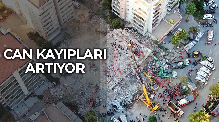 İzmir depreminde can kaybı artıyor: 113 ölü, 1035 yaralı